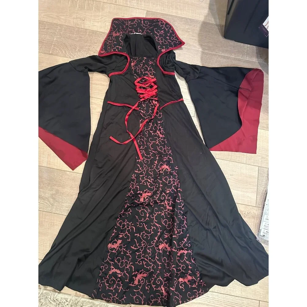 CALIFORNIA COSTUMES GIRLS ROYAL VAMPIRE DRESS XL 12-14 HALLOWEEN